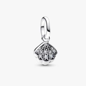 Pandora Sparkling Shell Mini Dangle Charm